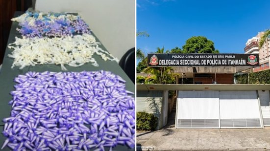 Os suspeitos foram abordados sem resistência e levados à delegacia, onde foram formalizadas as prisões e apreensões - Foto: Divulgação/ 29° BPMI