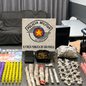 Os policiais conseguiram recuperar 335g de maconha, 258 cápsulas de cocaína e 192 porções de crack durante a operação - Foto: Reprodução/ 6º BPMI