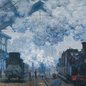 Claude Monet, A Gare Saint-Lazare: chegada de um trem, 1877. Fogg Art Museum, Harvard University. Fotografia: Daderot/Wikimedia Commons. CC0 1.0.