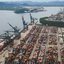 O Brasil exportou 3,89 milhões de sacas de café em setembro, um aumento de 3,1% em relação ao ano anterior, com os EUA liderando as importações - Foto: Divulgação/ Porto de Santos
