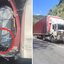 Colisão traseira entre caminhões causou vazamento de substância tóxica, levando a interdições e congestionamentos na rodovia - Foto: Reprodução