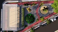 Novo calçamento e pista de caminhada garantem acessibilidade e conforto para todas as idades na Praça Francisco da Silva Cardoso - Foto: Divulgação/ Prefeitura de Cubatão