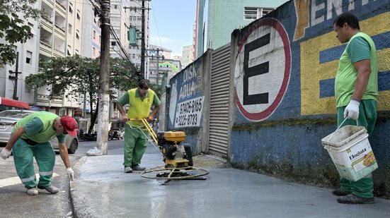 Equipes multidisciplinares atuarão em áreas estratégicas, promovendo melhorias na infraestrutura e estética dos bairros santistas - Foto: Divulgação/ Prefeitura de Santos
