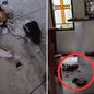 O ataque resultou na destruição de imagens sagradas e na profanação do templo, levantando suspeitas de intolerância religiosa. - Foto: Reprodução/ Facebook