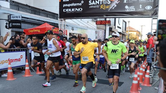 A concentração dos participantes começa às 6h, com largada às 7h em frente ao Estádio Urbano Caldeira, prometendo uma experiência única - Foto: Divulgação/Prefeitura de Santos