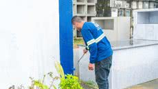 A força-tarefa inclui repintura, limpeza profunda e organização viária, preparando o espaço para o expressivo fluxo de visitantes - Foto: Divulgação/ Prefeitura de Bertioga
