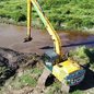 Operações de limpeza continuam em Pariquera-Açu, com extração de sedimentos para garantir melhor escoamento das águas - Foto: Divulgação