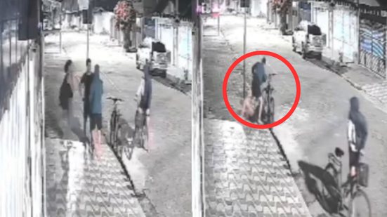 Dupla armada tenta roubar bicicleta de adolescentes, mas foge após luta corporal no bairro Nova Mirim - Imagem: Divulgação