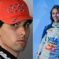 Gabriel Bortoleto (esquerda) e Rafaela Ferreira (direita) - Foto: Reprodução/ F1 e F1A
