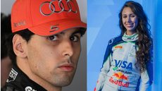 Gabriel Bortoleto (esquerda) e Rafaela Ferreira (direita) - Foto: Reprodução/ F1 e F1A