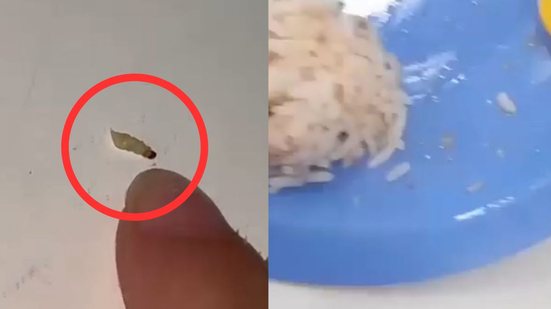 Comissão de fiscalização realiza vistoria na escola e notifica empresa fornecedora após ocorrências de larvas na merenda - Foto: Reprodução / Drone Fox
