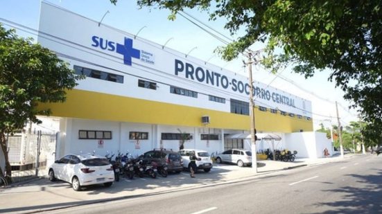 O atendimento de emergência foi realizado pelo Samu, mas o idoso chegou ao hospital sem vida - Imagem: Divulgação / Prefeitura de São Vicente