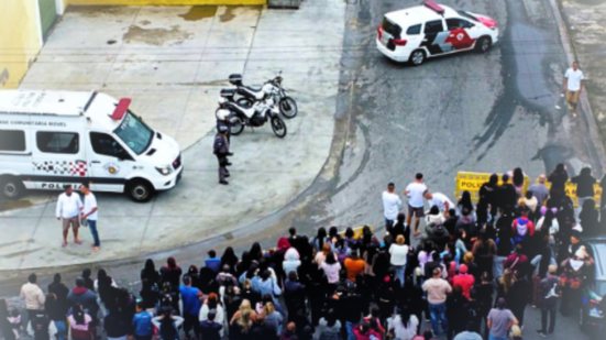 Esquema especial de patrulhamento é montado pela Polícia Militar para garantir a segurança e fluidez viária durante a liberação dos detentos - Foto: Divulgação/ 29° BPMI