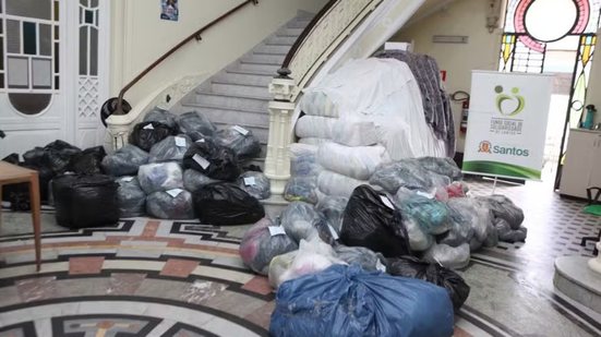 Fundo Social de Solidariedade de Santos organiza campanha de doações para ajudar vítimas das enchentes e seus pets - Foto: Divulgação/ Prefeitura de Santos