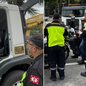 Experiência imersiva alerta motociclistas sobre pontos cegos em caminhões durante a Semana Nacional do Trânsito em São Vicente - Foto: Divulgação/ Prefeitura de São Vicente