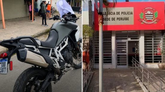A abordagem ocorreu durante patrulhamento de rotina, onde a moto com placa adulterada foi identificada - Foto: Divulgação/ 29° BPMI