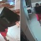 Furto ocorreu na madrugada e foi registrado por câmeras de segurança, auxiliando na investigação policial - Foto: Reprodução