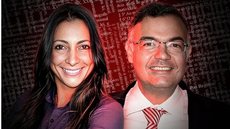 Os sócios Ana Patrícia Leão e Eugênio Kruschevsky são os advogados de Fabiana Gordilho - Foto: Ilustrativa criada por IA