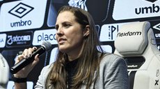 Thaís Picarte destaca a importância de uma mudança de postura para garantir competitividade - Foto: Reinaldo Campos / Santos FC