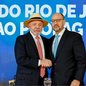 Lula com Ricardo Couto, governador interino do RJ - Foto: Ricardo Stuckert