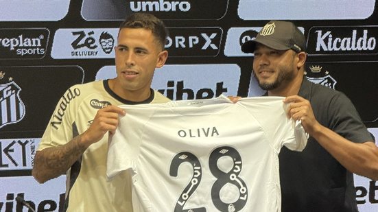 O novo reforço usará a camisa 28 - Foto: CBN Santos