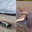 Automóvel foi encontrado praticamente coberto pela areia na Praia da Gaivota, em Itanhaém - Imagem: Reprodução/Redes Sociais