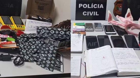 Jovem presa é acusada de corrupção de menores e favorecimento à prostituição; vítimas relataram dívidas para trabalhar no local - Imagem: Divulgação/ Polícia Civil