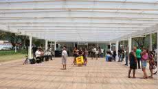 Um novo espaço cultural localizado na Praça Carlos Gomes, no bairro Solemar - Imagem: Gabriel Neves/Prefeitura de Praia Grande