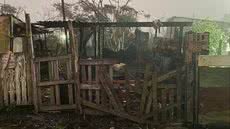 Casa em Itanhaém é destruída por incêndio; corpo é encontrado carbonizado - Imagem: Divulgação / Polícia Civil