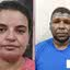 Após a prisão, Glauber e Priscila foram levados a unidades de saúde e, em seguida, para a delegacia para os procedimentos legais - Foto: Divulgação/ Polícia Civil