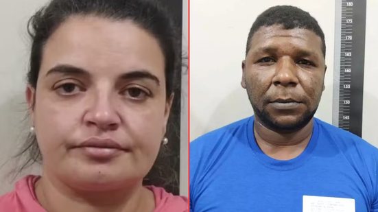 Após a prisão, Glauber e Priscila foram levados a unidades de saúde e, em seguida, para a delegacia para os procedimentos legais - Foto: Divulgação/ Polícia Civil
