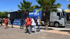 Carreta do Museu Catavento leva experimentos científicos interativos e atividades educativas para visitantes em São Vicente - Imagem: Thomaz Vita Neto/Secretaria da Cultura