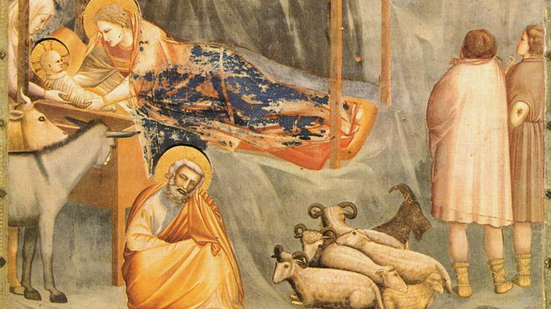 A Natividade, de Giotto ( c. 1303 – 1305 ) - Imagem: Divulgação