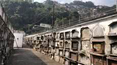 Estruturas de um cemitério de Santos passam por demolição parcial dentro de projeto de ampliação e revitalização, que também prevê a implantação de visitas guiadas no espaço. - Imagem: Reprodução / Prefeitura de Santos