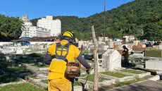 Cemitérios de Guarujá se preparam para receber visitantes no Dia das Mães - Imagem: Reprodução/Prefeitura de Guarujá
