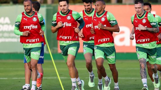 Elenco do Palmeiras treina pela última vez em São Paulo antes de viajar ao Equador - Cesar Greco/ Reprodução/ Palmeiras