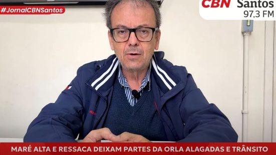 Entrevista à Rádio CBN Santos revela detalhes sobre a situação de alagamentos e as medidas adotadas pela CET - Foto: Rádio CBN Santos