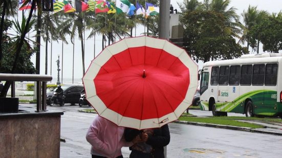 As temperaturas em Santos e cidades vizinhas devem permanecer amenas, com mínimas entre 15°C e 17°C e máximas de 20°C nos próximos dias - Foto: Carlos Nogueira/ Arquivo Prefeitura de Santos