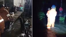 Alagamentos atingem bairros de Peruíbe após três dias de chuva intensa; famílias foram retiradas de áreas de risco. - Imagem: Defesa Civil do Estado