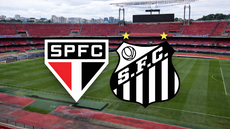 As equipes se enfrentam em sequência, sábado no Morumbis e quarta-feira na Vila Belmiro - Imagem: IA