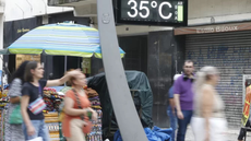 Calor intenso durante o dia e chance de chuva entre o fim da tarde e o início da noite. - Imagem: Reprodução
