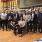 Coatores do livro “Vivi, vendi, venci II” na noite de lançamento - Foto: Divulgação