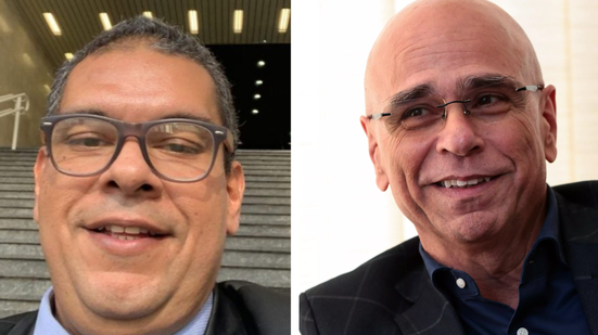 O secretário de Comunicação Social, Paulo Henrique Siqueira e o prefeito Farid Madi - Imagem: Reprodução