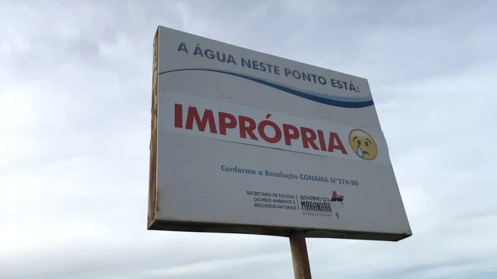 Confira as praias improprias para banho no litoral de São Paulo - Imagem: Reprodução/ g1