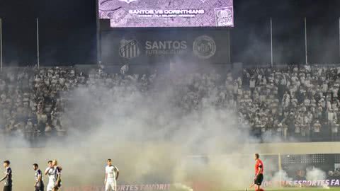 Vandalismo na Vila Belmiro: entenda a confusão do clássico entre Santos e Corinthians - Imagem: reprodução Instagram