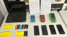 Material apreendido revela movimentação ligada a esquema de estelionato - Imagem: Divulgação | Polícia Civil de São Paulo