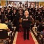 Apresentação do Coral Municipal de Santos acontece na Concha Acústica, em Santos, com repertório dedicado a diferentes expressões do universo feminino - Imagem: Divulgação/Prefeitura de Santos
