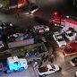 O Corpo de Bombeiros retirou o corpo do canal e um médico do Serviço de Atendimento Móvel de Urgência (Samu) confirmou o óbito - Imagem: Raphael Lemos/Drone Fox