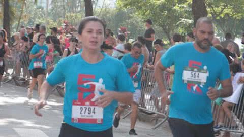 Corrida de 5km pela orla de Santos reúne mais de 6 mil atletas - Imagem: reprodução Prefeitura de Santos