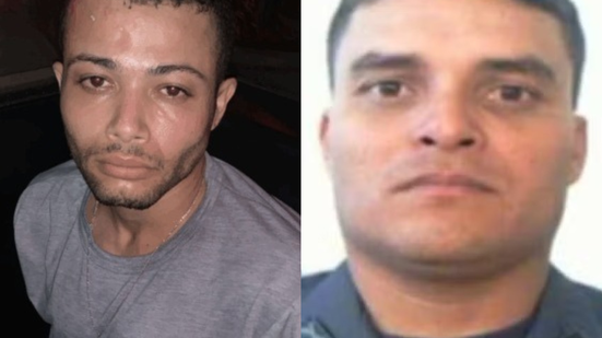 Criminoso estava foragido desde 2021 por outro homicídio cometido na mesma comunidade - Imagem: Reprodução | Polícia Militar